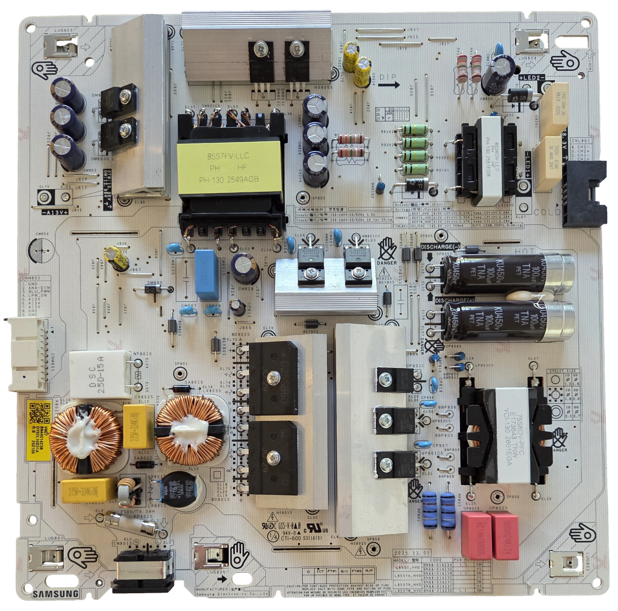 BN44-01423B Samsung Power Supply, BN4401423B, UN85M70HAFXZA, UN85M70HBFXZA, UN85M70HDFXZA, UN85U80000HFXZA