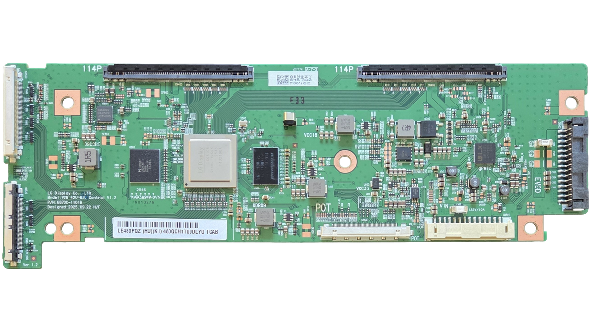6871L-8457A LG T-Con Board, 6870C-1101B, OLED48C6PUA