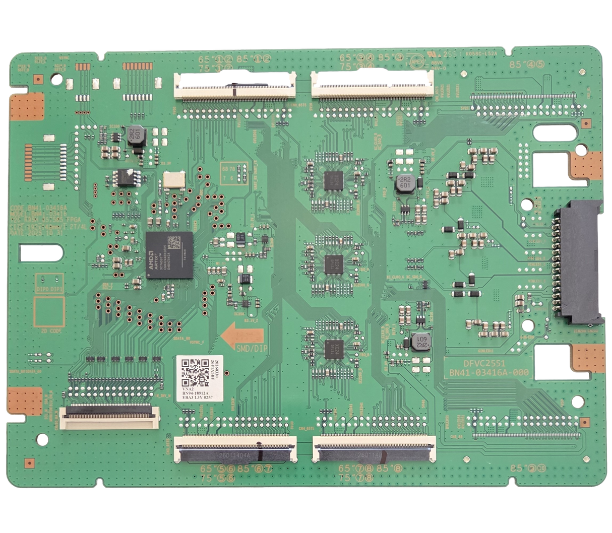 BN94-18912A Samsung Led Board, BN41-03416A, 20260330, 26F1A5BF, MRN65R95HAFXZA