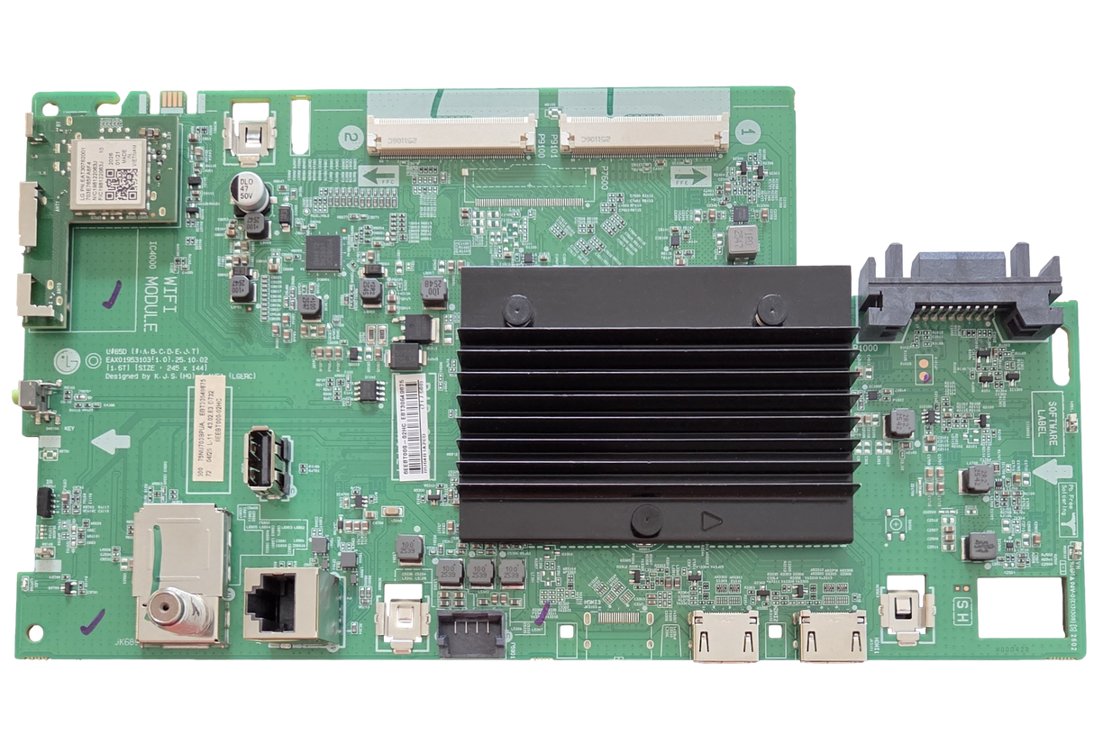 EBT30549875 LG Main Board, EAX01953103(1.0), 75NU700BPUA, 75NU700BPUA.BUSDLKR