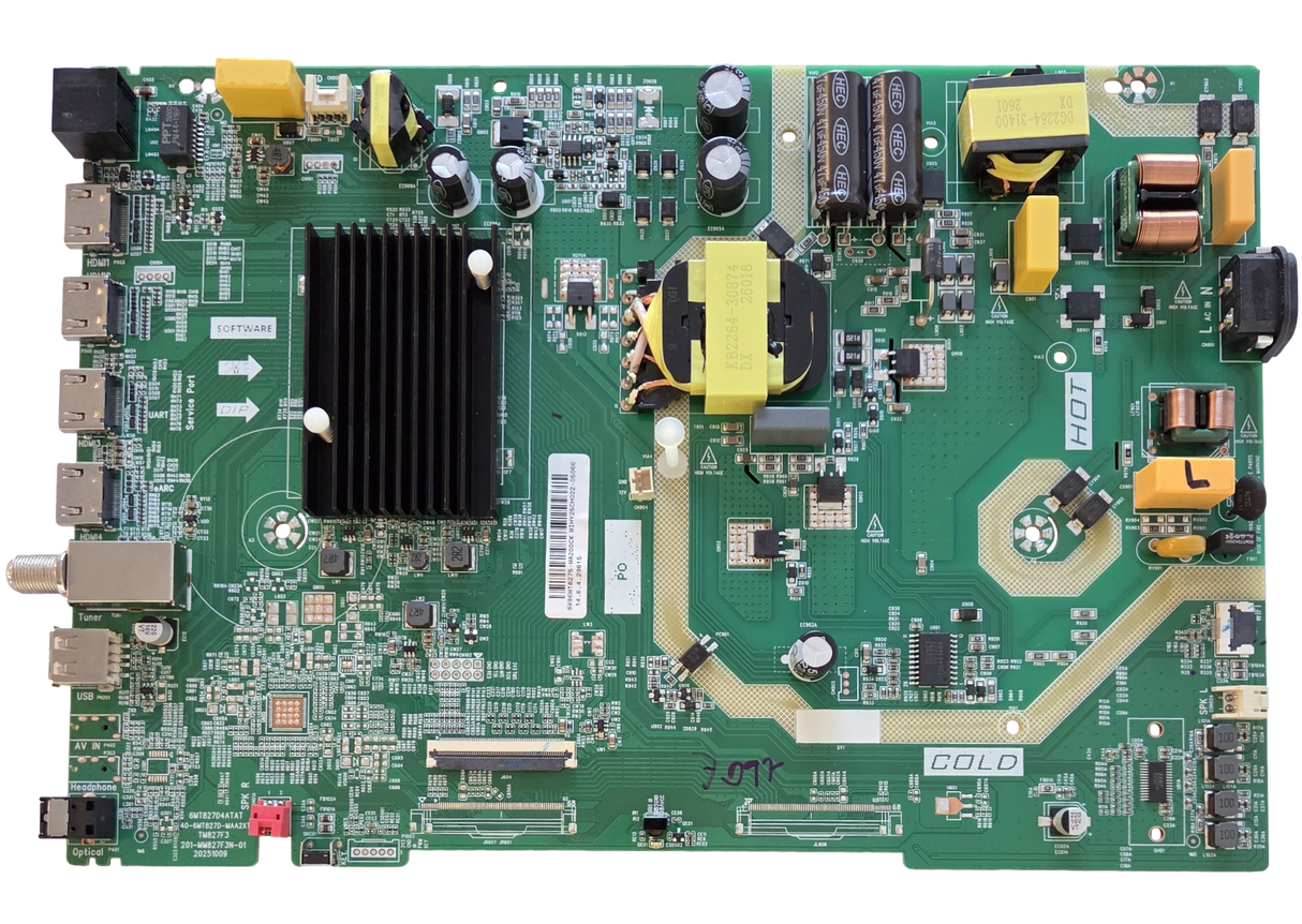 SVS6MT8275-MA200CK R0KU Main Board/ Power Supply, 40-6MT827D-MAA2XTL , 6MT827D4ATAT , 50R5DX