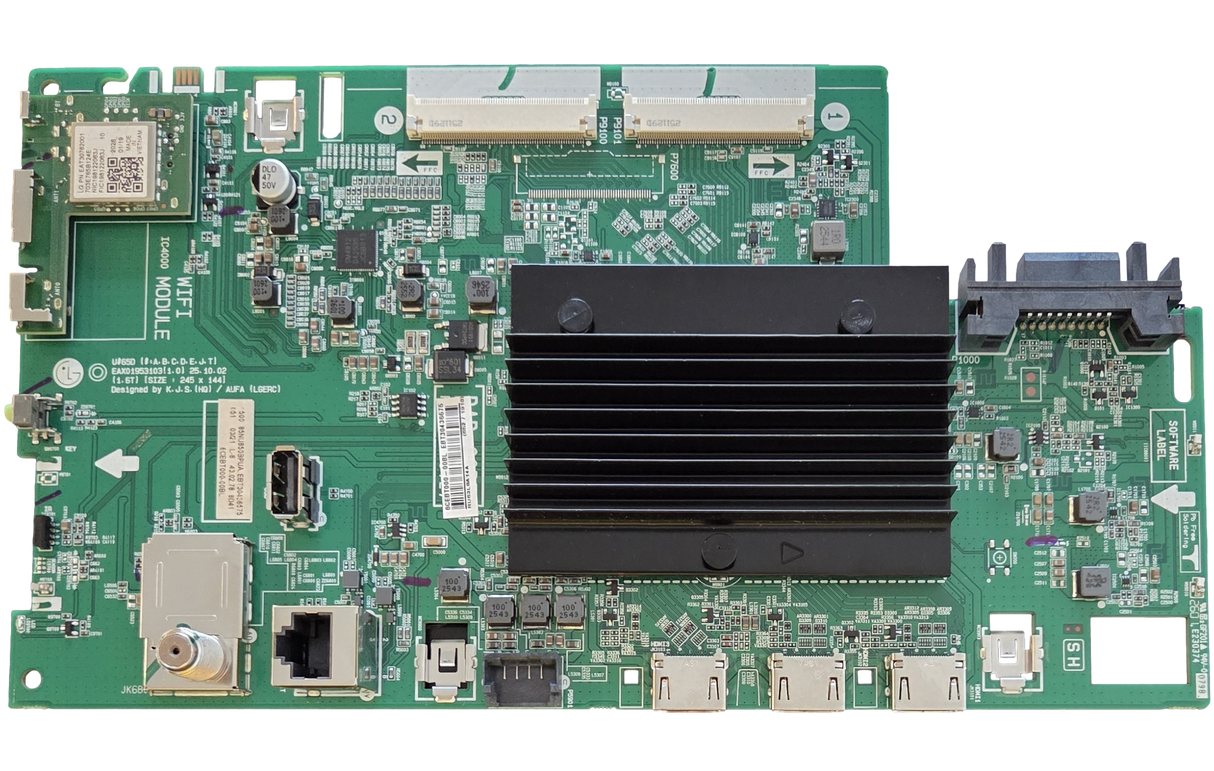 EBT30436575 LG Main Board, EAX1953103, 85NU850BPUA, 85NU850BPUA