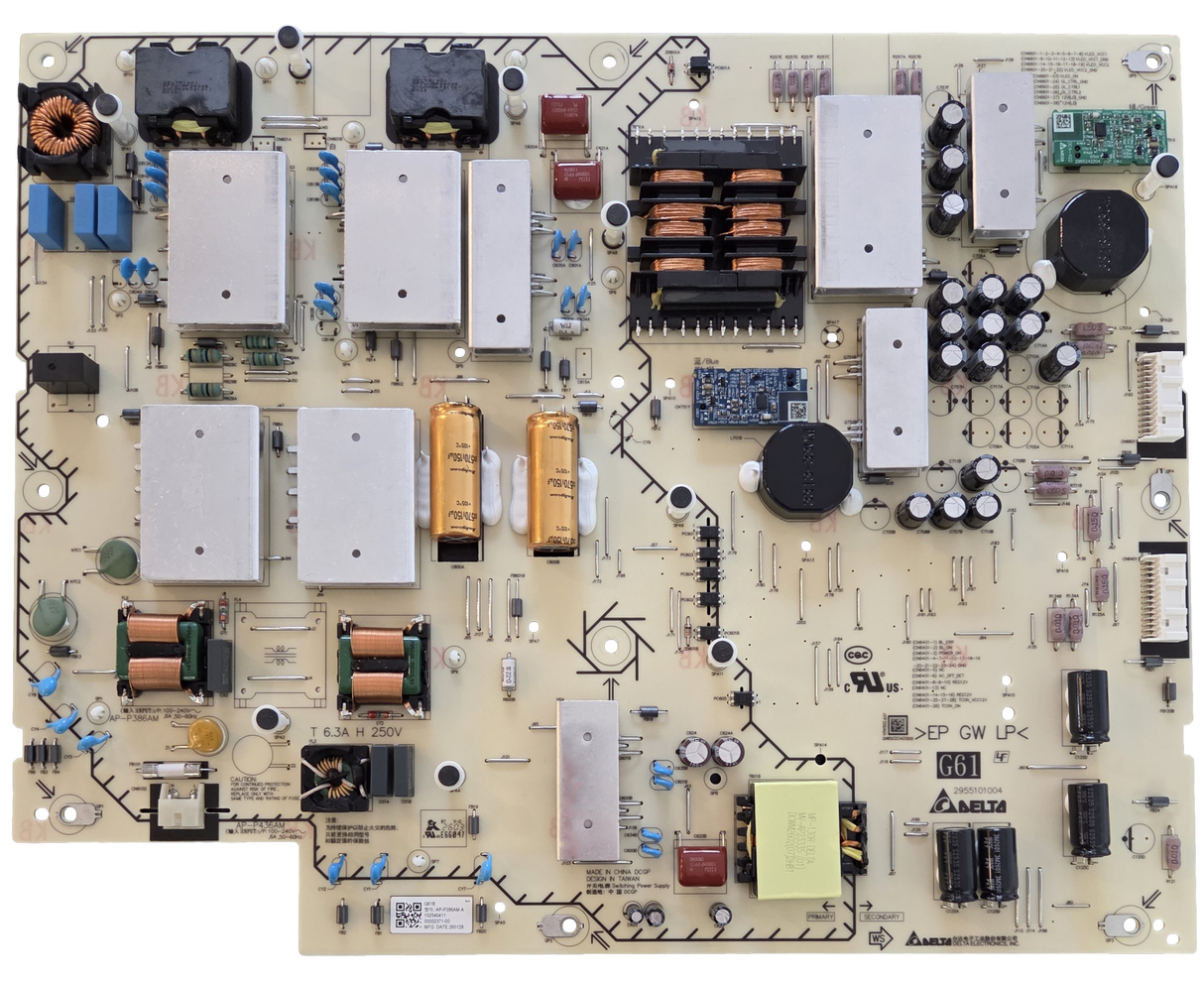 1-025-464-11 Sony Power Supply, 102546411, AP-P436AM, K-65XR70M2, K-65XR70CM2, K-65XR70SM2