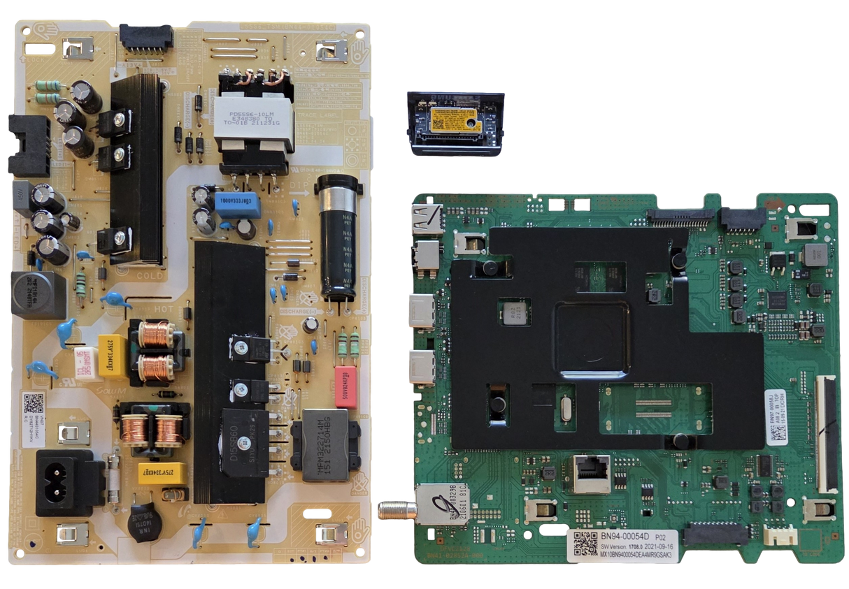 UN58TU700DFXZA Samsung TV Repair Parts Kit, BN94-00054D Main Board, BN44-01054C Power Supply, BN59-01341B Wifi, UN58TU700DFXZA YA08, UN58TU700DFXZA