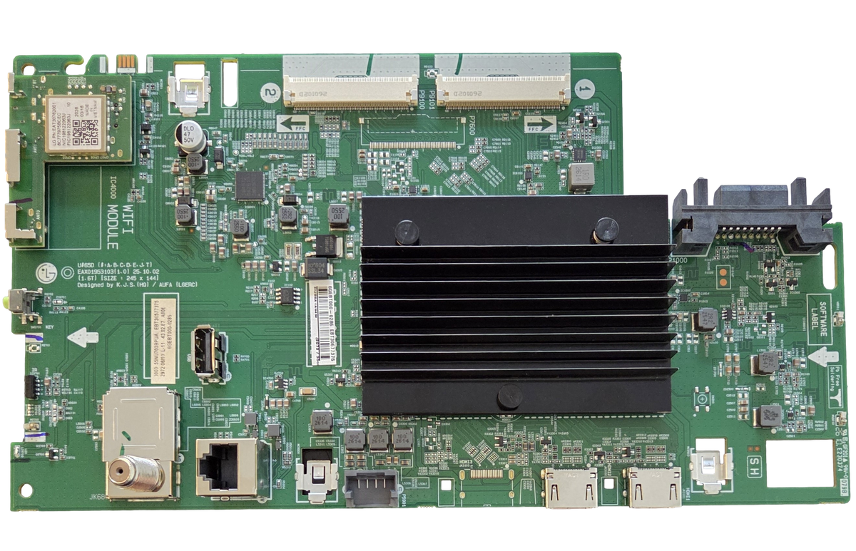 EBT30577375 LG Main Board, EAX01953103(1.0), 55NU700BPUA, 55NU700BPUA.BUSGLKR