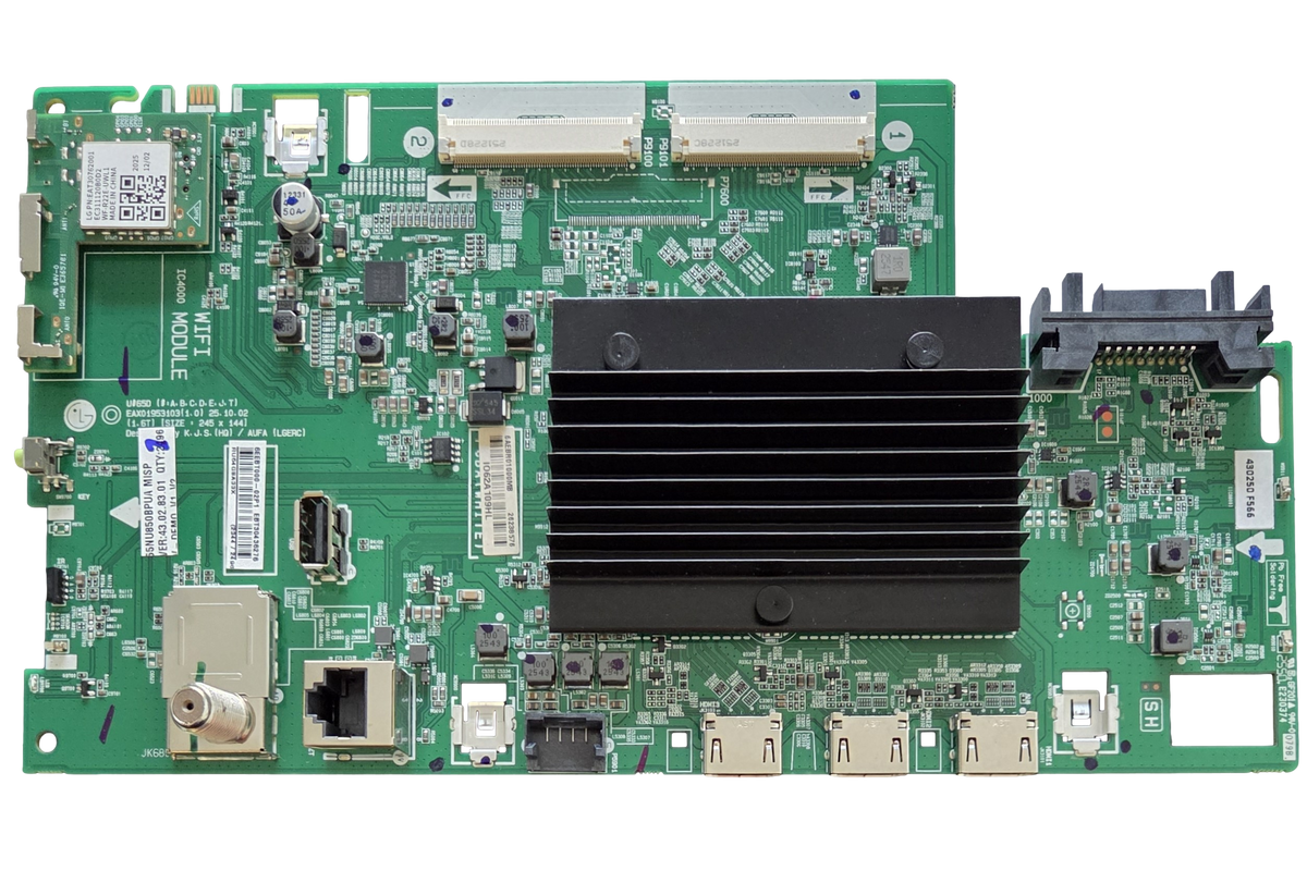 EBT30436276 LG Main Board, EAX01953103(1.0), 55NU850BPUA.AUSDLKR, 55NU850BPUA