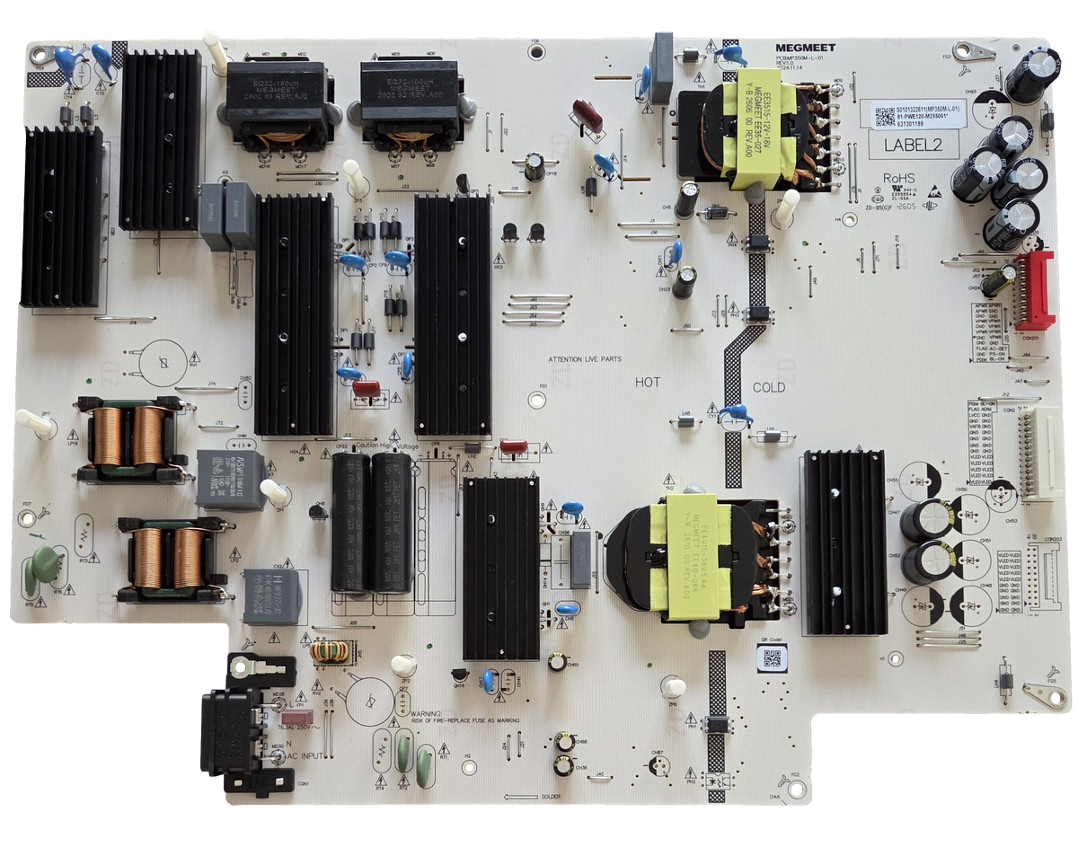COV30580201 LG Power Supply Board, 81-PWE120-M255001, MP350M-L-01, 65QNED91AUA.CUSDKH, 65QNED91AUA