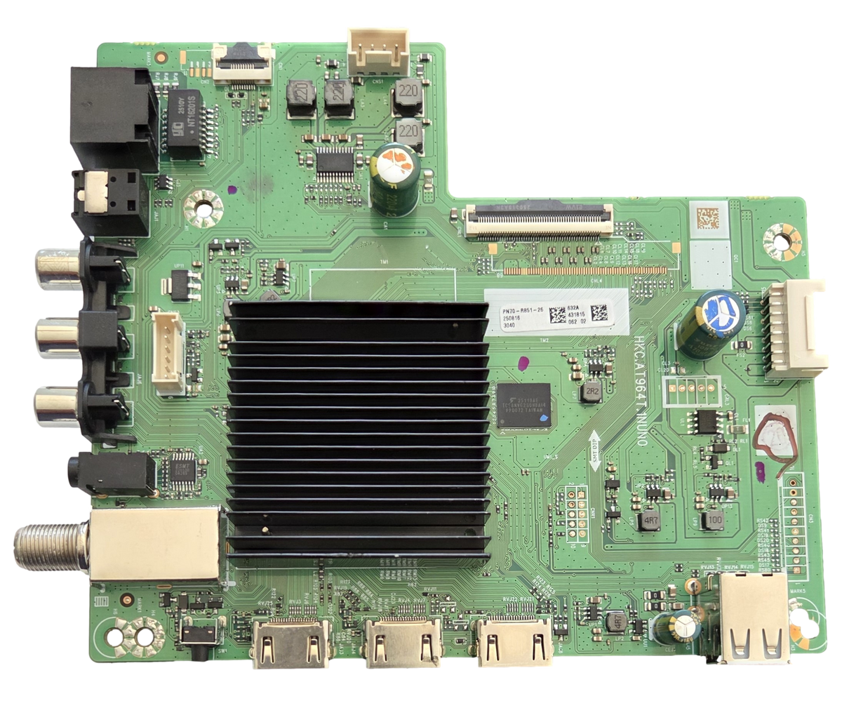 PN70-R851-26U-MAIN Pioneer Main Board, HKC.AT964T.1NUN0, PN70-R851-26U