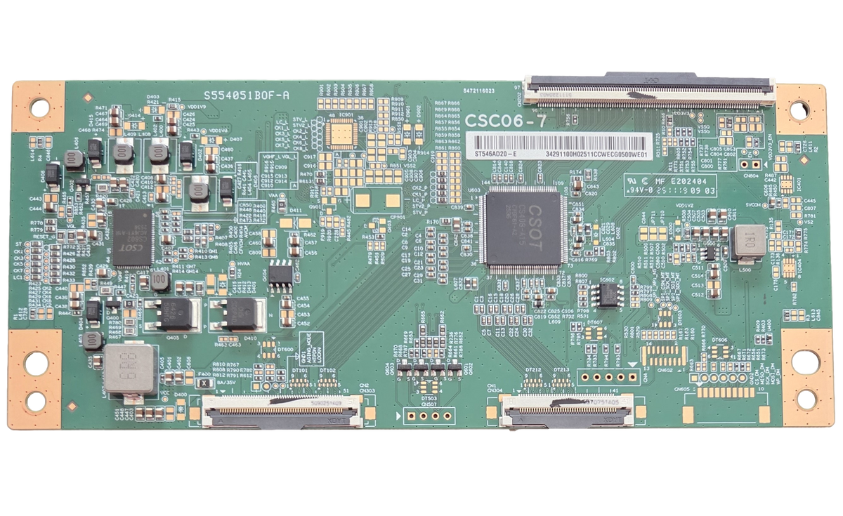 ST546AD20-E LG T-Con Board, S554051BOF-A, CSC06-7, 55QNED91AUA.CUSDKH, 55QNED91AUA