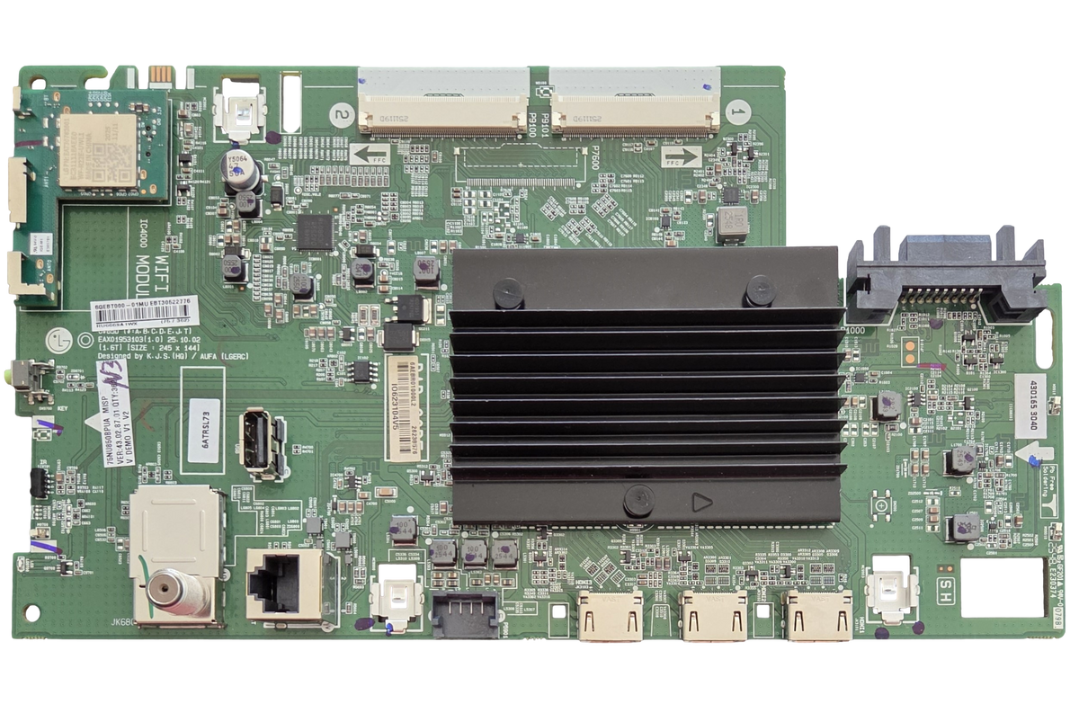 EBT30522776 LG Main Board, EAX01953103(1.0), 75NU850BPUA.AUSDLKR, 75NU850BPUA