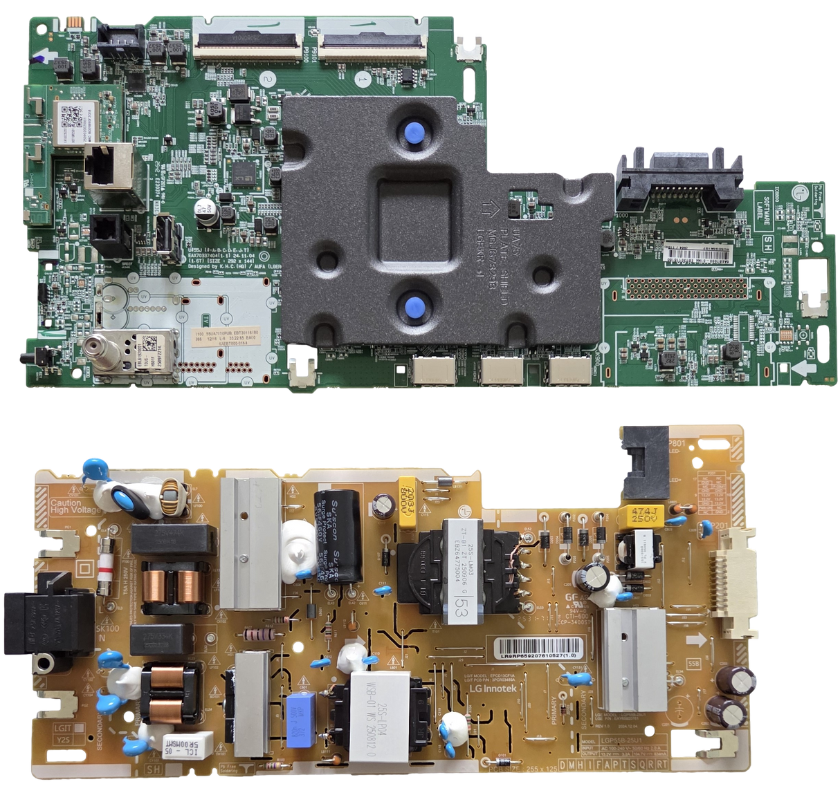 55UA7050PUB LG TV Repair Parts Kit, EBT30116180 Main Board, EAY65920761 Power Supply, 55UA7050PUB.BUSSLKR, 55UA7050PUB