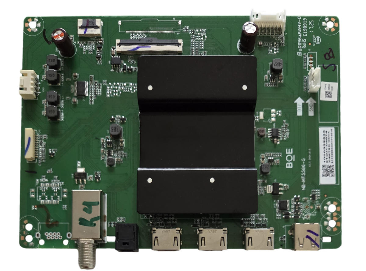 21201-04874 Vizio Main Board, MB-MT5586-G, V4K75X-0804