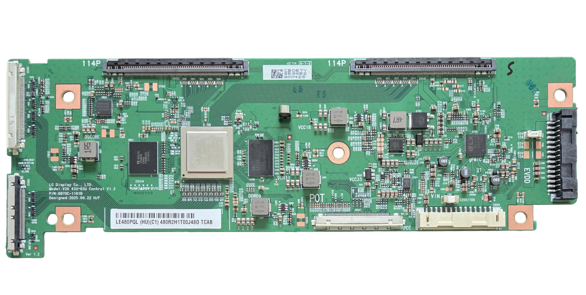 6871L-8598B LG T-Con Board, 6870C-1101B, OLED48B6GUA