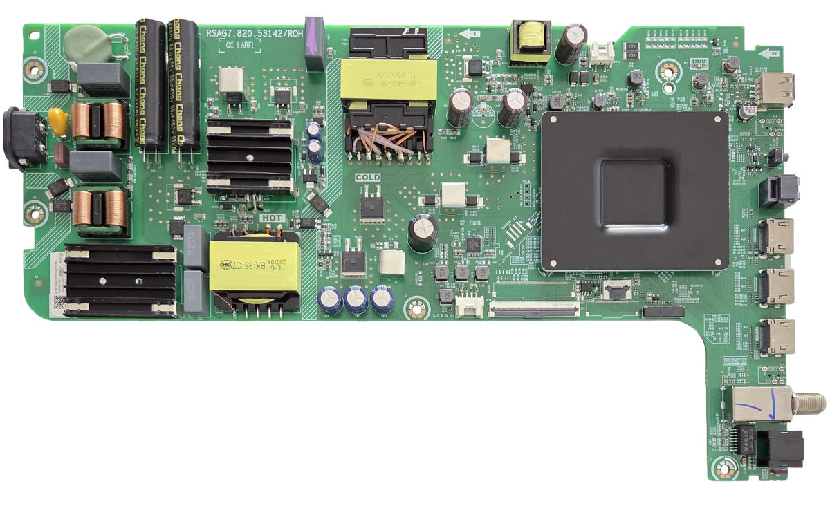 443612 Hisense Main Board / Power Supply, RSAG7.820.53142/ROH, 75H5QBR