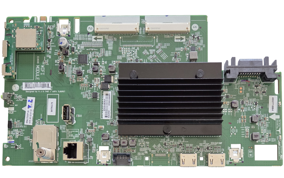 EBT30577476 LG Main Board, 26427576, 55NU700BPUA.AUSGLKR, 55NU700BPUA