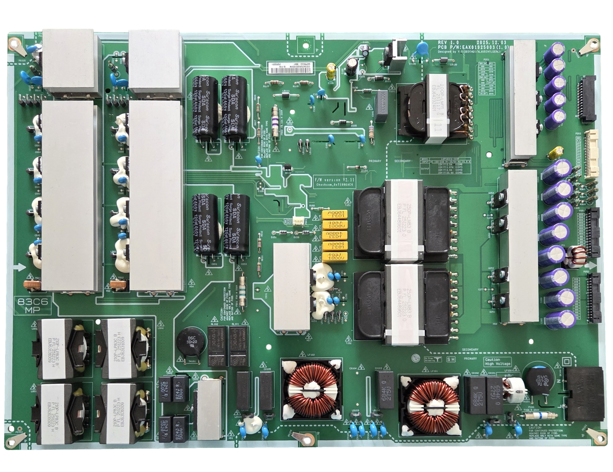 EBR25263201 LG Power Supply, EAX01925003(1.0), OLED83C6HUP.DUSQLJR, OLED83C6HUP