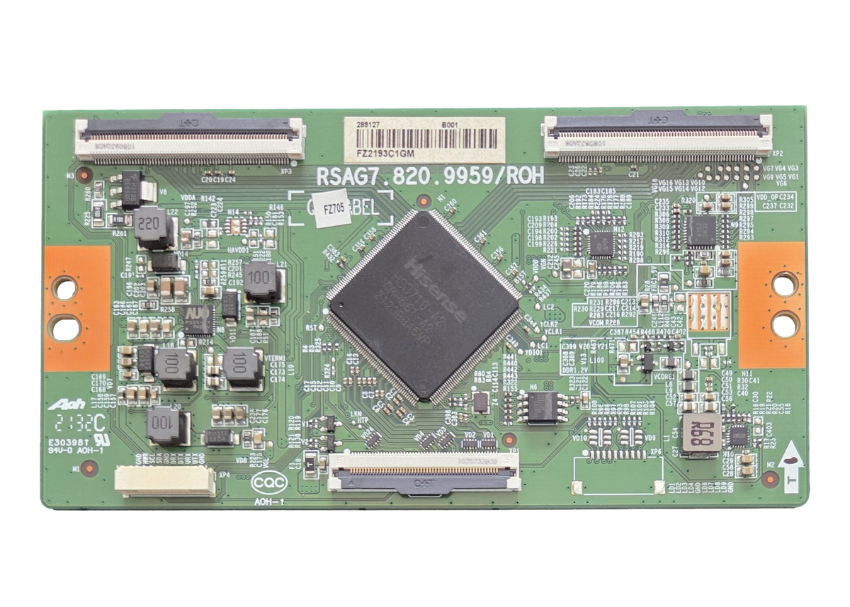 289127 Toshiba T-Con Board, RSAG7.820.9959/ROH, 75C350KU