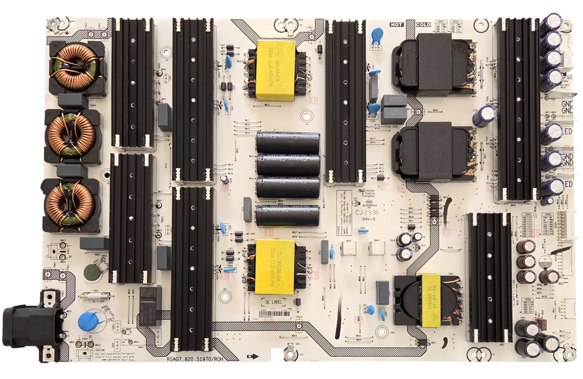 418550 Hisense Power Supply, RSAG7.820.51970/ROH, 100U75QG