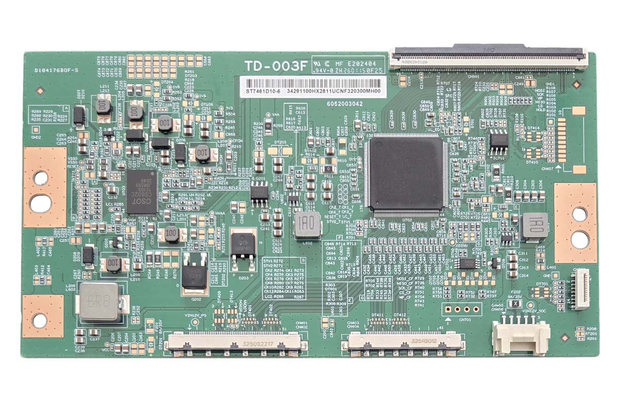 ST7461D10-6 Sony T-Con Board, TD-003F, 34291100H, K-75XR90M2