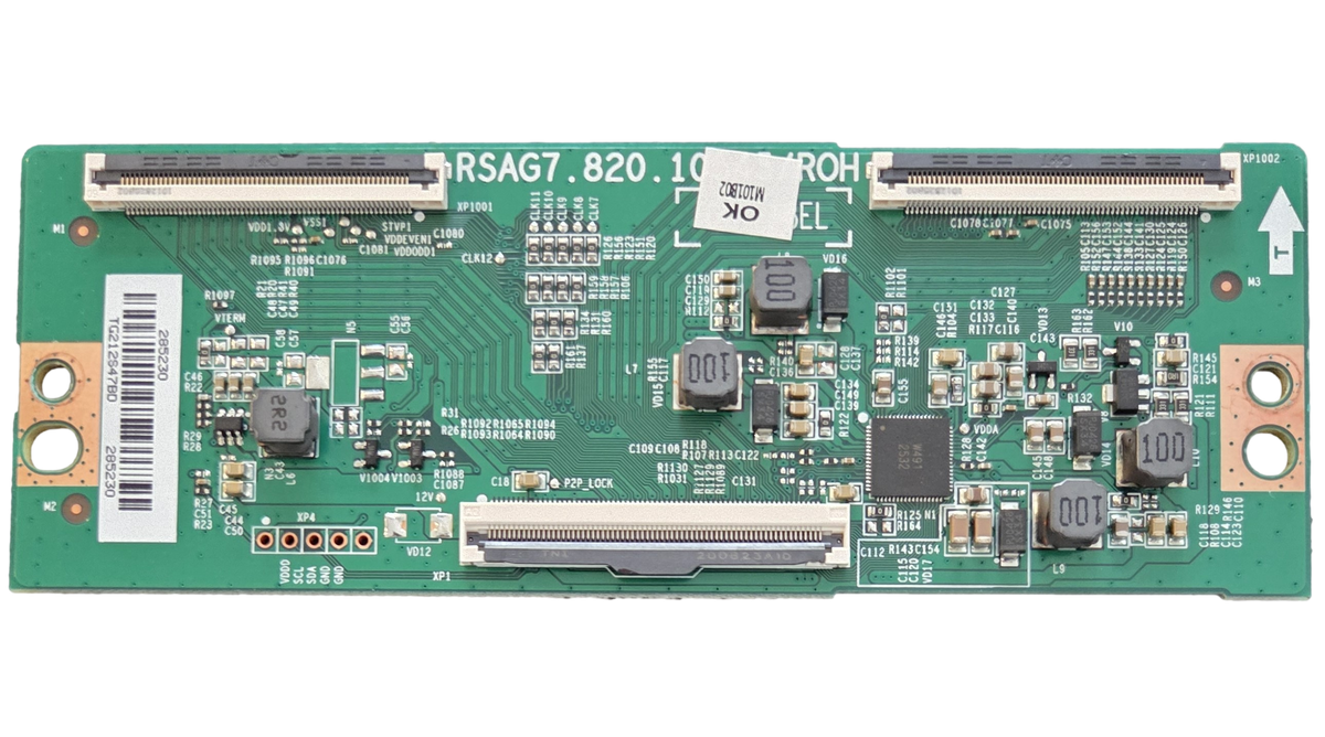 285230 Toshiba T-Con, RSAG7.820.10545/ROH, 293091, 43C350KU