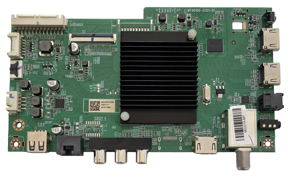 M22216-MT ONN Main Board, 515C90100M63, MT90100-ZC01-01, M63, 100012585