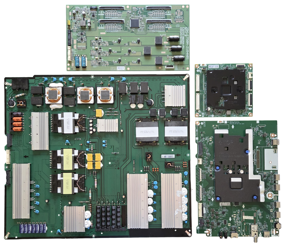 75MRGB95BUA LG TV Repair Parts Kit, EBT30460802 Main Board, EAY30151041 Power Supply, EBT30487001 T-Con, EBR25787701 LED Driver, 75MRGB95BUA