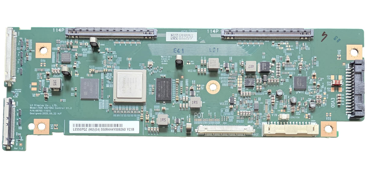 6871L-8372J LG T-Con Board, 6870C-1101C, 6871L-8372A, OLED55C6PUA.DUSQLJR, OLED55C6PUA