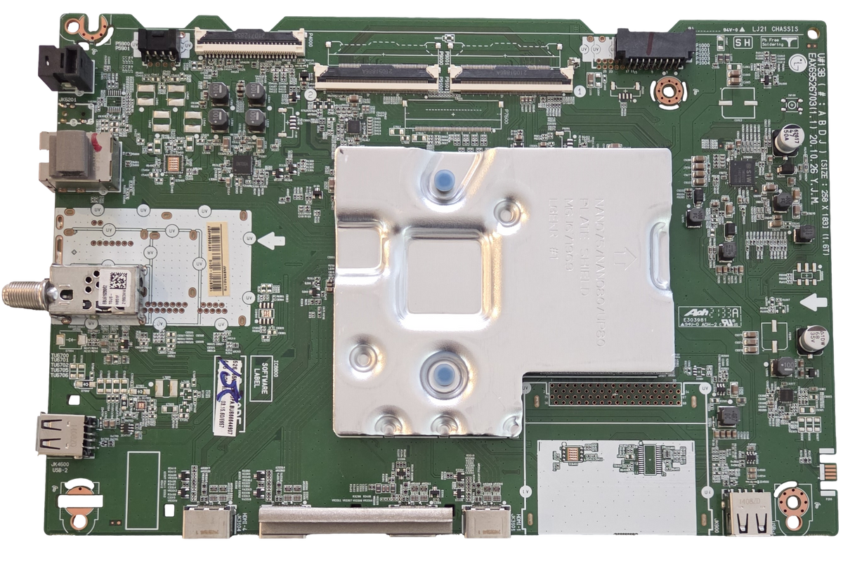 EBT66644907 LG Main Board, EAX69526703, 65NANO80UPA