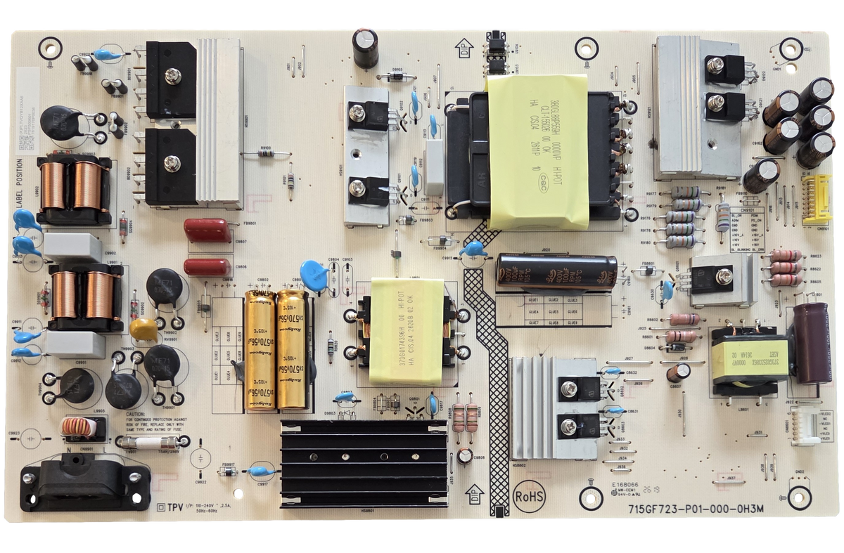 PLTVQYB12XAA6 Sony Power Supply, 715GF723-P01-000-0H3M, K-50XR30M2