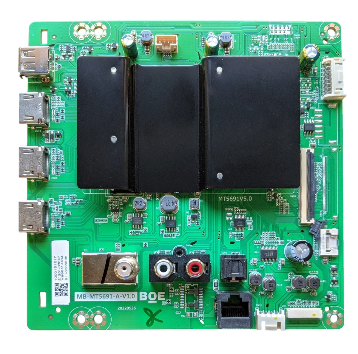 BOO（5点） 21201-03647 Vizio Main Board, MB-MT5691-A-V1.0, V655M-K04 – TV