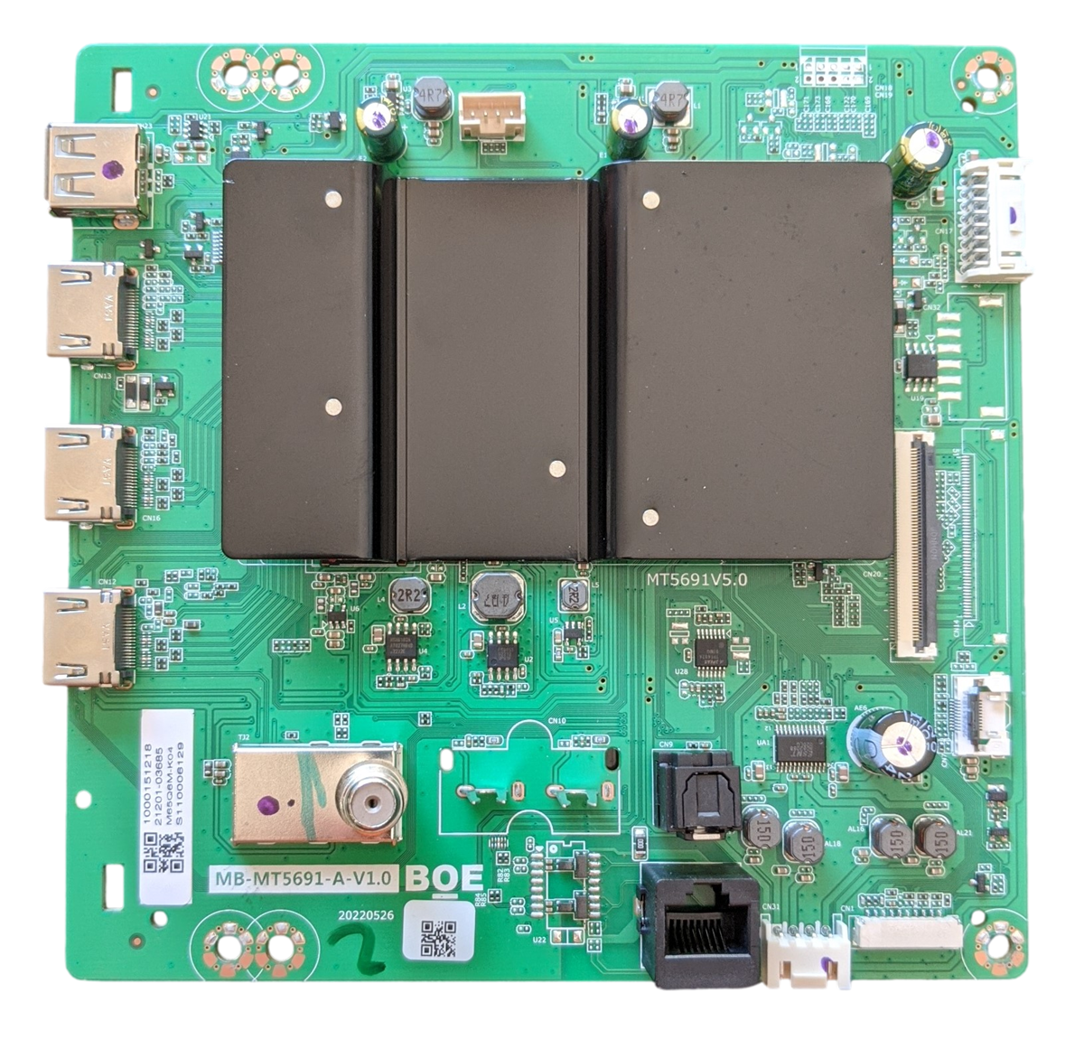 21201-03685 Vizio Main Board, 21201-03685, MB-MT5691-A-V1.0
