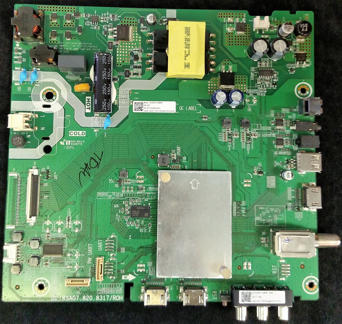 241739 Sharp Main Board, 236221, RSAG7.820.8317/ROH, HU40N2176MFWR, LC ...