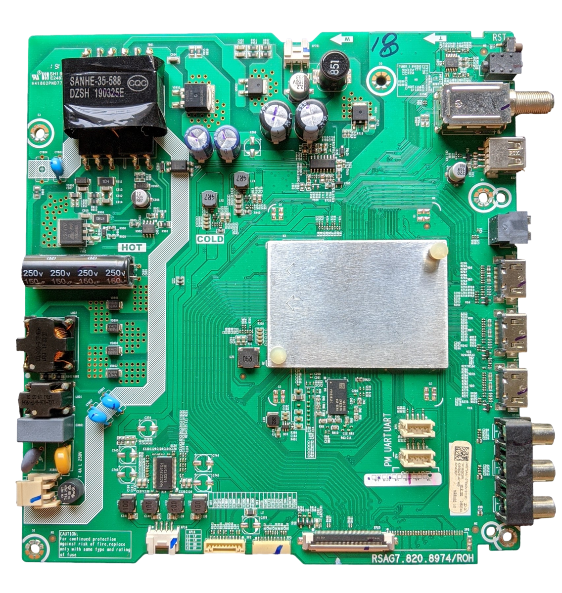 248272A Hisense Main Board, 248274A, RSAG7.820.8974/ROH, 40H4030F1, 40H4F