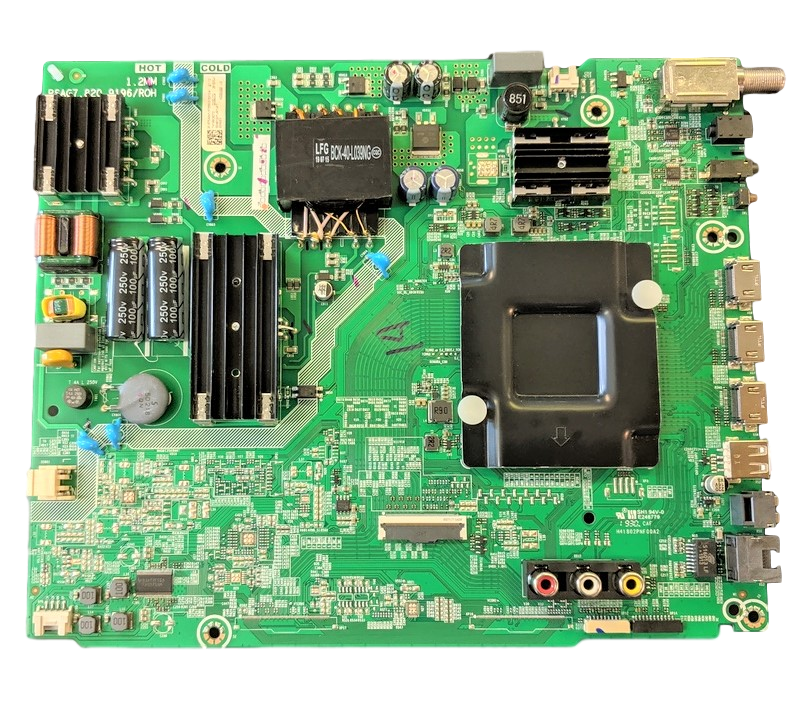 251675A Hisense Main Board, 251676A, RSAG7.820.9196/ROH, 55R6E3