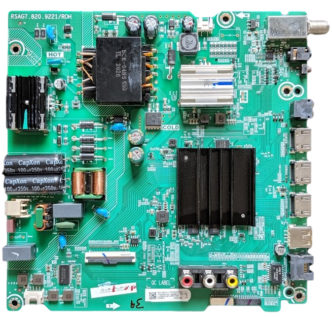270306 Hisense Main Board/Power Supply, RSAG7.820.9221/ROH