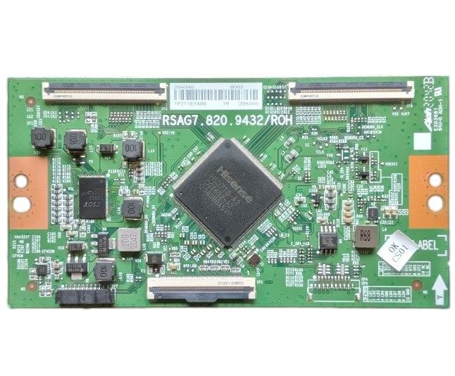 284346 Hisense T-Con Board, 284346, RSAG7.820.9432/ROH, 75U6G