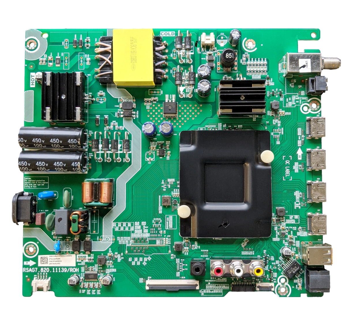 289739 Hisense Main Board, 298919, RSAG7.820.11139/ROH, 55A6G