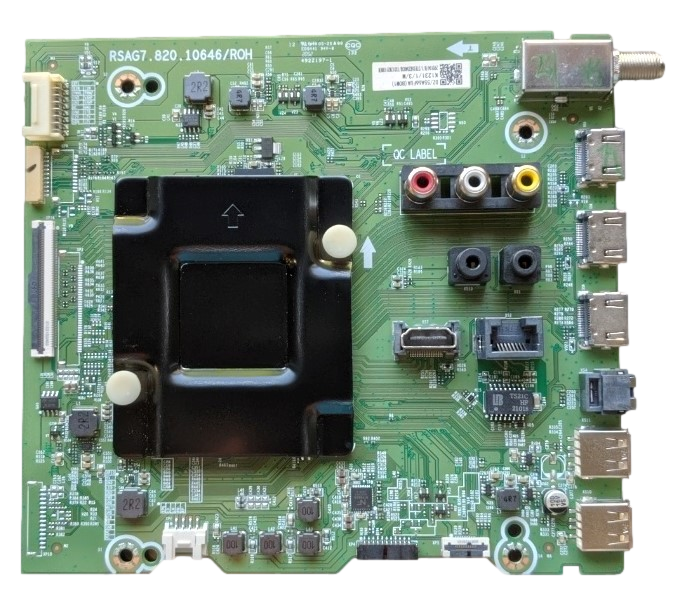 291035 Hisense Main Board, 290104B, RSAG7.820.10646/ROH, 55U6G