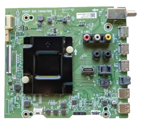 291035 Hisense Main Board, 290104B, RSAG7.820.10646/ROH, 55U6G