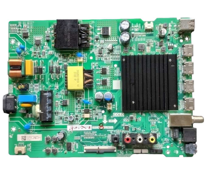 291658 Toshiba Main Board, 291204A, TPD.MT9612.PB751