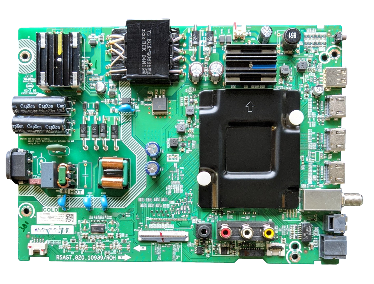 298404 Hisense Main Board/Power Supply, RSAG7.820.10939/ROH, 298404, 298398, 50A53FUR(0006), 50R6E4