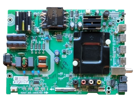 301237, Hisense Main Board, 293991B, 293992B, RSAG7.820.10808/ROH, 50R7G5