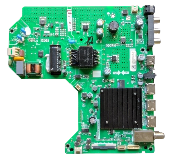 302830A Hisense Main Board, 302831A, TPD.RT2821.PB755, 40H4030F1 (K211001)