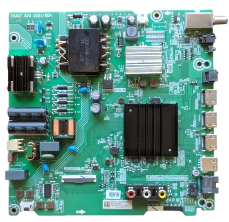 304720 Hisense Main Board, 295587, RSAG7.820.9221/R0H, 58R6E3