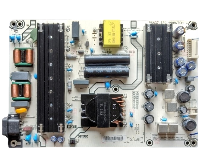 307808 Hisense Power Supply, HLL-9999WE, RSAG7.820.999/ROH, 65G21342VH08638, 65R6E4