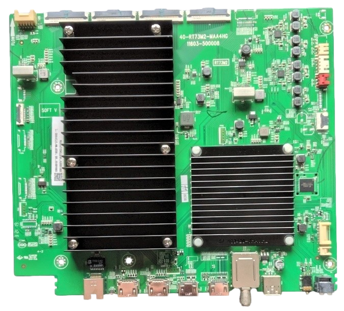 30800-000103 TCL Main Board, 30801-000074, 40-RT73M2-MAA4HG, 75R648