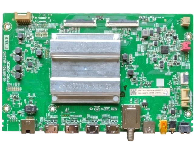 30800-000112 TCL Main Board, 30801-000084, 11602-500207, 40-MR17G1-MAC2HG, 65S433, 65S435