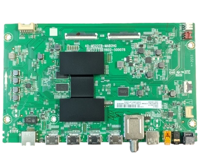 30800-000113 TCL Main Board, 08-AS55TML-LC200AA, V8-ST22K01-LF1V2619, 40-MS22TB-MAB2HG, 55S435