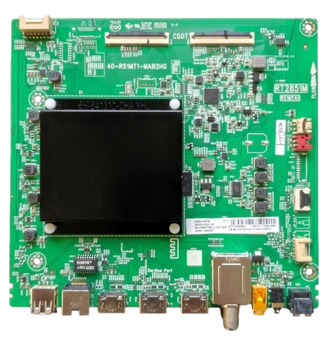 30800-000126 TCL Main Board, 40-R51MT1-MAB2HG, 08-CS65TML-LC273AA, 30801-000097, 65S434