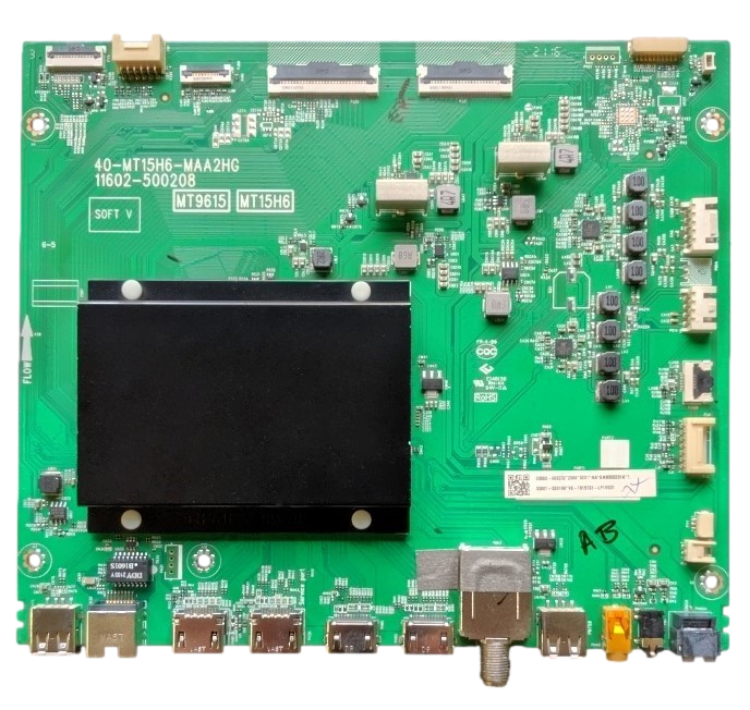 30800-000232 TCL Main Board, 40-MT15H6-MAA2HG, MT9615, MT15H6, 65R635, 55R646, 65R646, 75R646